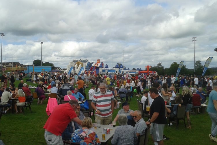 Narberth and Whitland Rotarians were at Narberth Carnival, among the crowds, the music and the entertainments. Thanking the organisers and all who took part, they described the atmosphere as “magical”.
