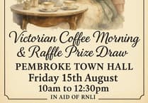 RNLI Victorian Coffee Morning and Grand Raffle Draw at Pembroke