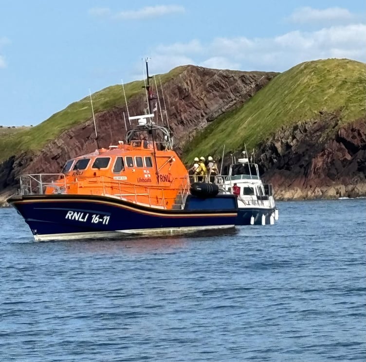 Angle RNLI lifeboat