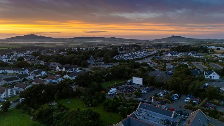 Sunset Cinema at Twr y Felin, St Davids