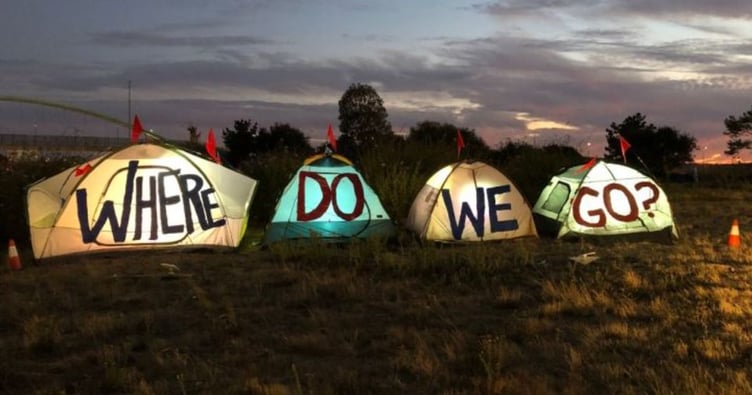 Homeless- tents - campaign image