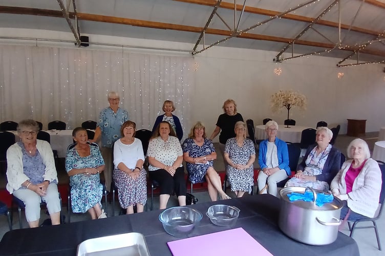 Hundleton WI members at Crug Glas Country House