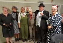 Wartime PM at Pembrokeshire VJ celebration!