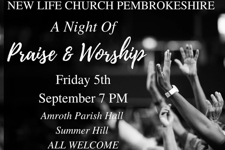 Praise and Worship Night poster
