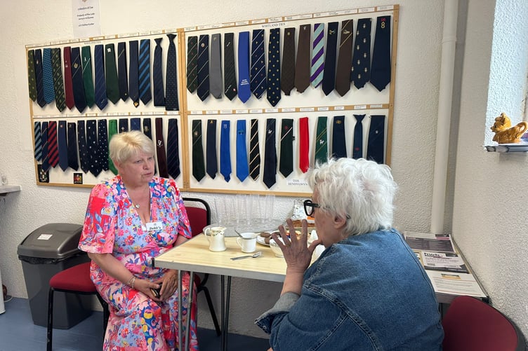 Whitland Ties through History - on display