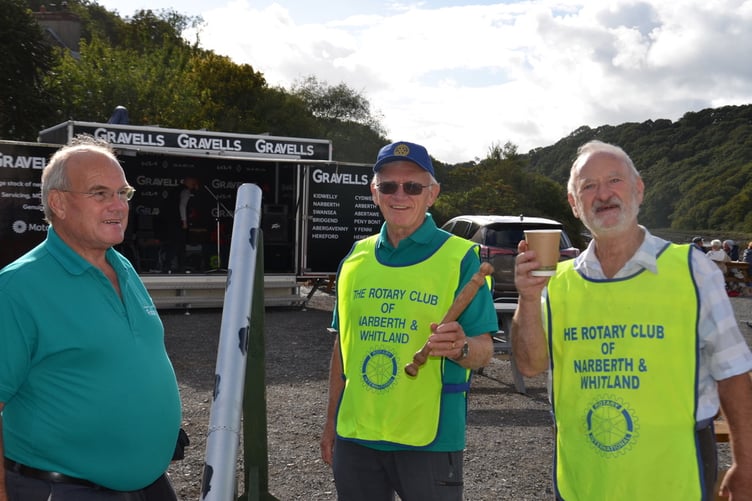 Narberth & Whitland Rotary annual Duck Race and Pig Roast, Cresswell Quay
