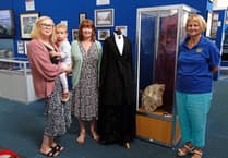 Sloggett family Victorian dresses on display at Pembroke Dock Heritage Centre