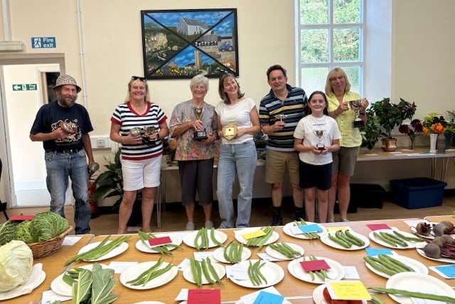 Prize winners at the Ludchurch Show