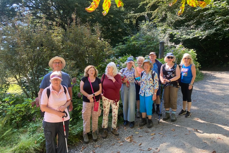 Llanteg Walking Group at Colby Woodland Gardens, Amroth