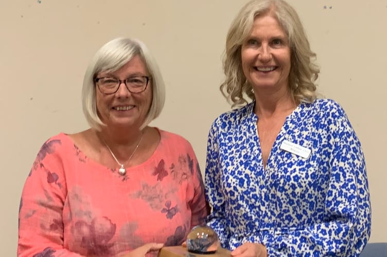 Neyland Ladies Choir secretary handover