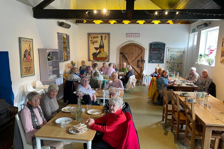 St Issell’s WI Picton Castle lunch