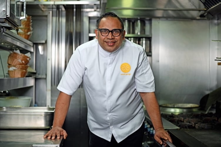 Anand George, chef patron of the Purple Poppadom.