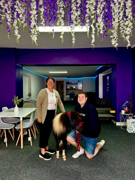 Pony Therapy with Freddie is just one of the activities that will be available at the new Mindful Moments Day Centre in Pembroke Dock