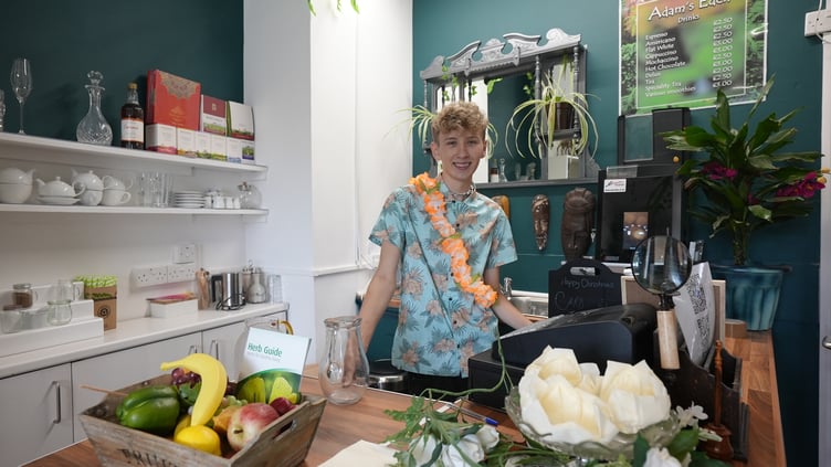 Mitchell King in Adam’s Eden’s Café