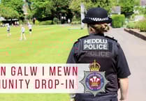 Police community drop-in at Lawrenny