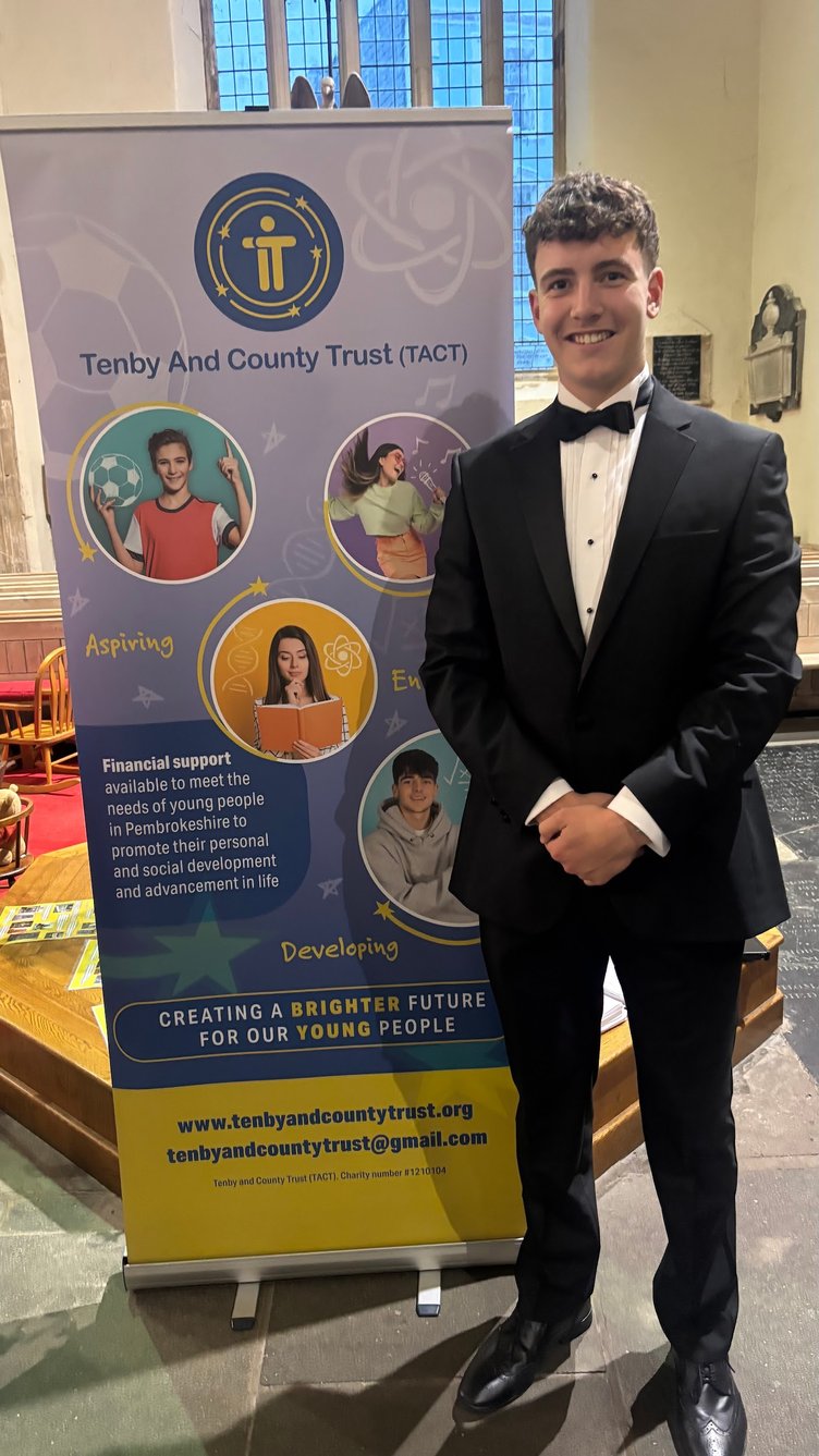 Ianto Evans, musician from Fishguard, soloist with Tenby Male Choir