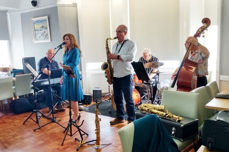 Tenby Jazz Lunch at Clarence House: Dick Hamer Quartet featuring Jenny Jones