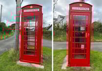 Iconic phone box restored in Pembrokeshire village