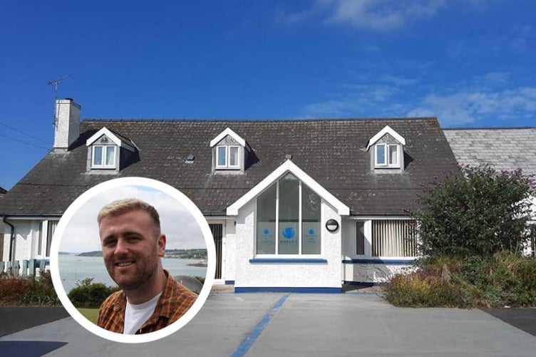 Shalom House Hospice. Inset: Cllr Joshua Beynon