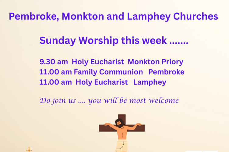 Pembroke, Monkton and Lamphey Churches - Week 2
