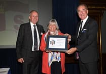 Tenby pair honoured for remarkable fundraising