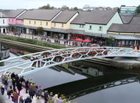 Haverfordwest’s ‘signature’ footbridge opens
