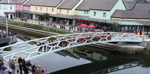Haverfordwest’s ‘signature’ footbridge opens