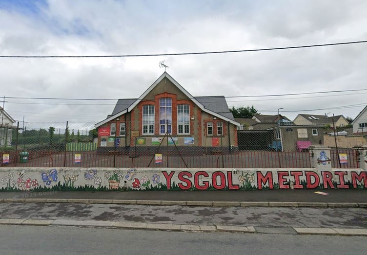 Ysgol Meidrim, which is under threat of closure