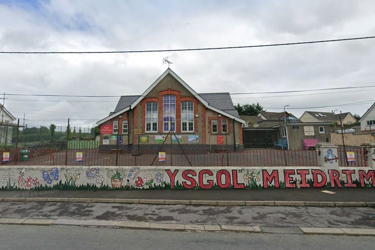 Ysgol Meidrim, which is under threat of closure