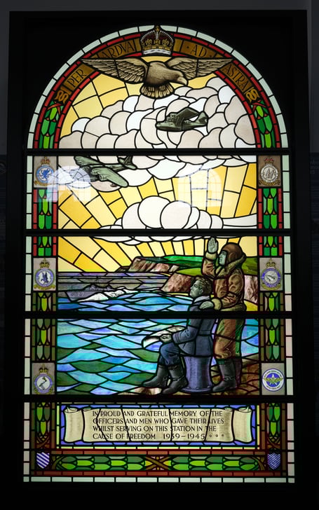 The 80-year-old RAF Memorial Window, Pembroke Dock Heritage Centre