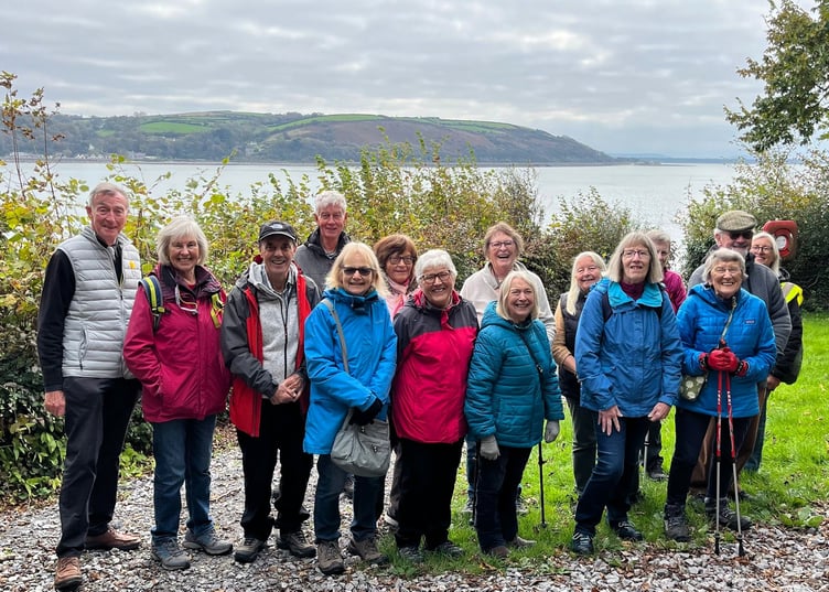 The Steadies at Llansteffan on October 11.
