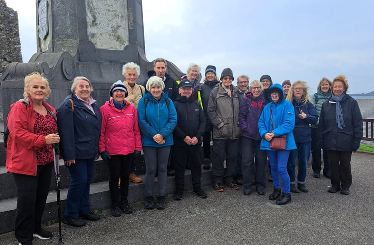 Views closer to home for the Speedies on Tenby’s Castle Hill