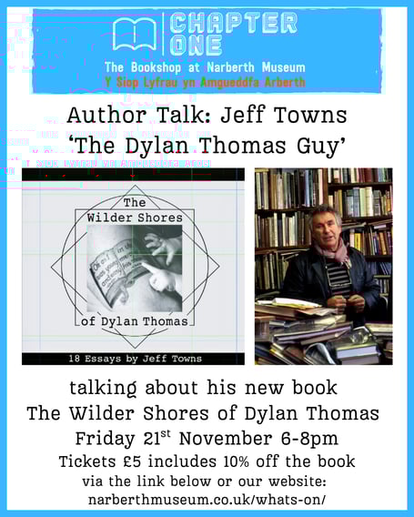 Jeff towns author talk poster