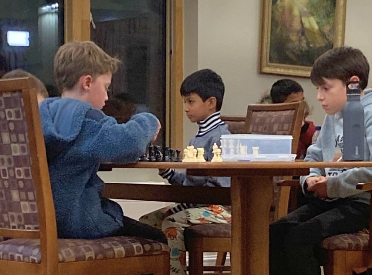 Ethan and Matteo Pembrokeshire Chess Club v White Knights Llanelli