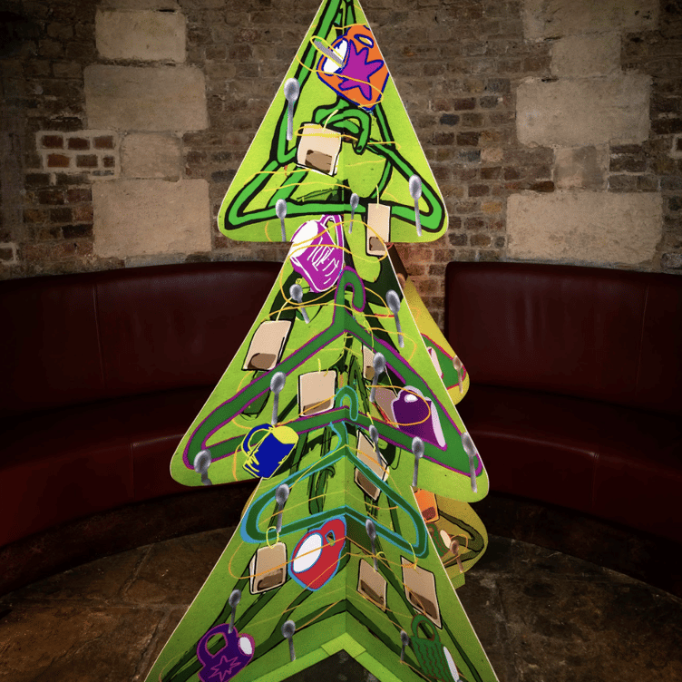 Temporary Christmas Tree