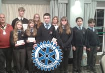 Whitland School pupils excel in Rotary Youth Speaks round 1 in Narberth