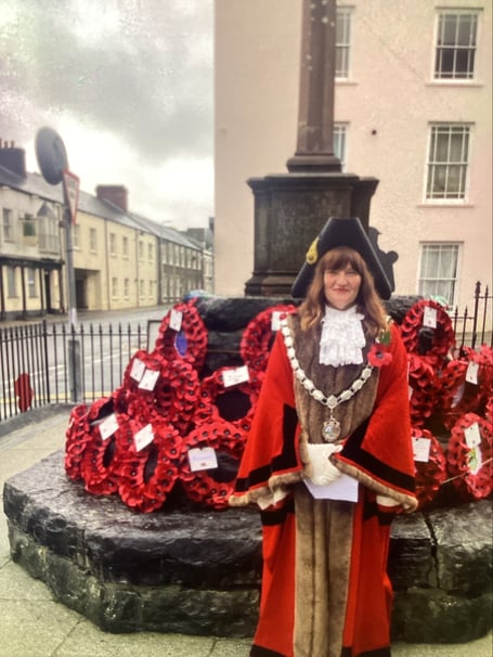 Cllr Michele Wiggins, Mayor of Pembroke Dock