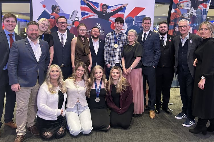 Pembrokeshire College has stormed to the very top of the UK skills stage.