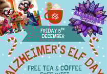 Alzheimer’s Elf Day this Friday at Pembroke Dock