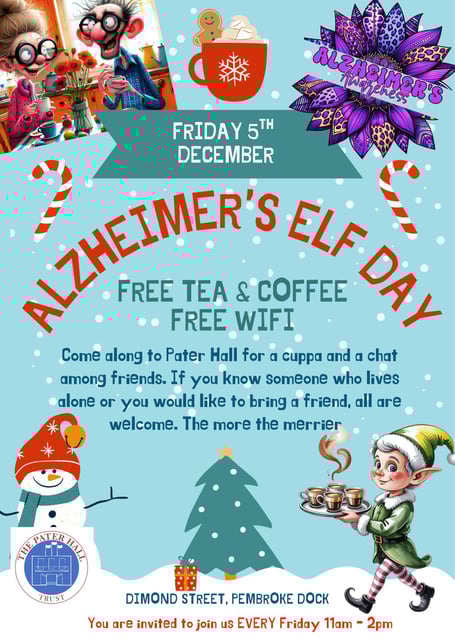 Alzheimer’s Elf Day poster