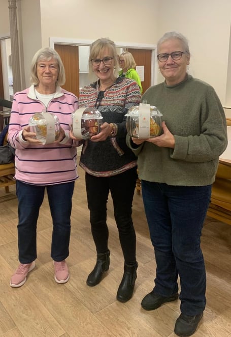 Narbelles WI quiz winners Alyson, Sharon and Jo