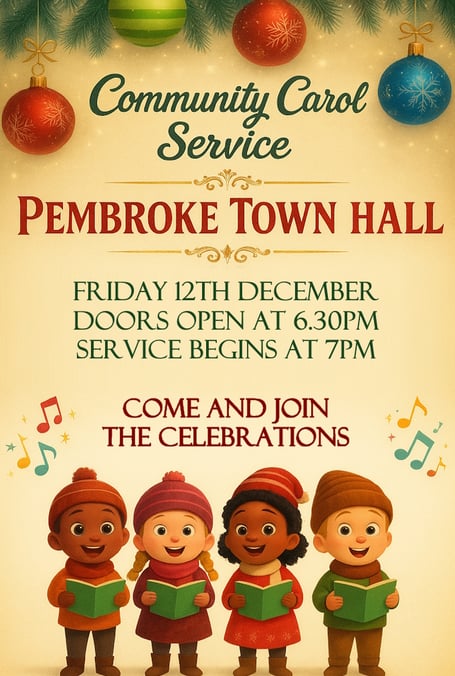 Pembroke Town Hall Carol Service