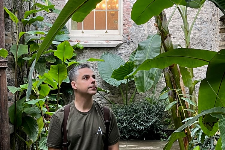 Jason Paine learning at Aberglasney Gardens