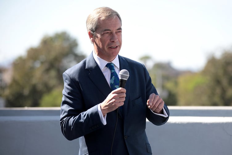 Reform UK Leader Nigel Farage