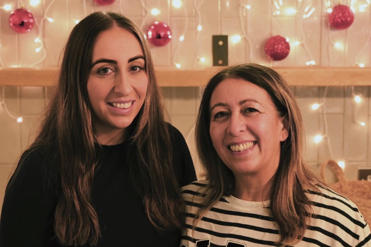 Ruby Goodrick and Nicola Goddard at Trulys, Tenby