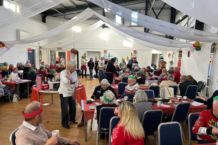 The Manorbier and District Community Christmas Lunch was hosted by the Giraldus Centre in December 2025.