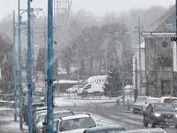 WATCH: Snow in Pembroke Dock as wintry weather impacts county