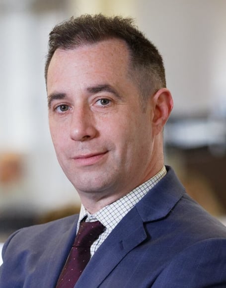 Gus Williams, CEO of Chambers Wales South East, South West and Mid. Bevan and Buckland Accountants in their office in SA1, Swansea, Wales, UK. Friday 15 March 2019