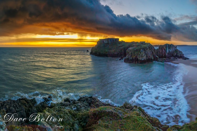 Dramatic Sunrise over St Catherine’s Island, Tenby