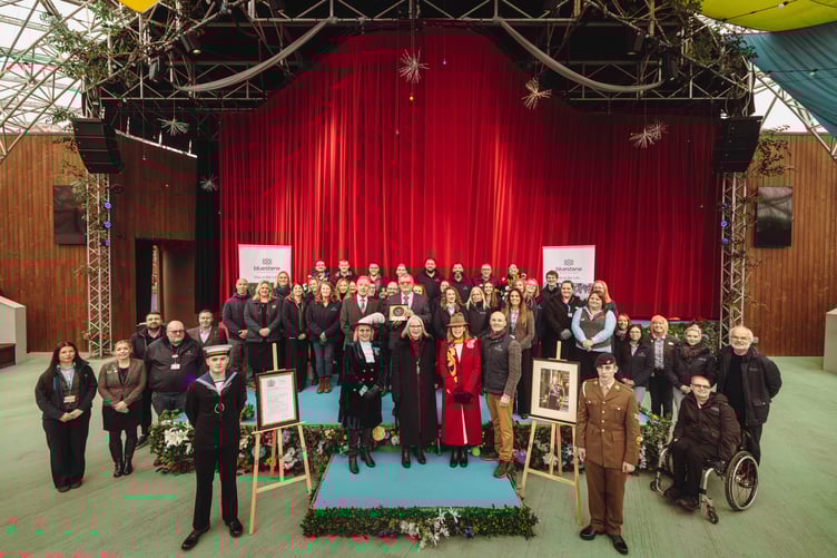 The Kings Award presentation ceremony at the Serendome